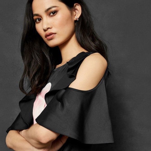 Ted Baker Ulrika Ruffle Maxi Dress - Picture 4 of 6